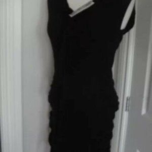 *SISLEY* SIZE S WOMEN'S SLEEVESLESS STRETCHY SWEATER DRESS